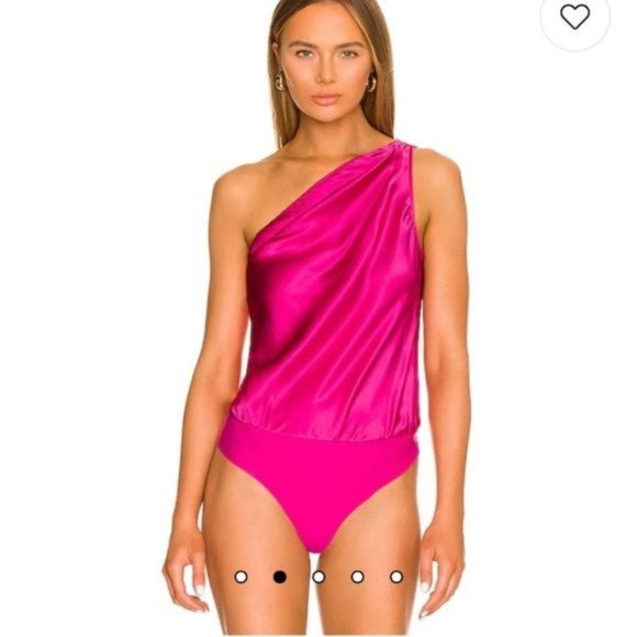 Cami NYC Darby Bodysuit in Magenta - Picture 5 of 11